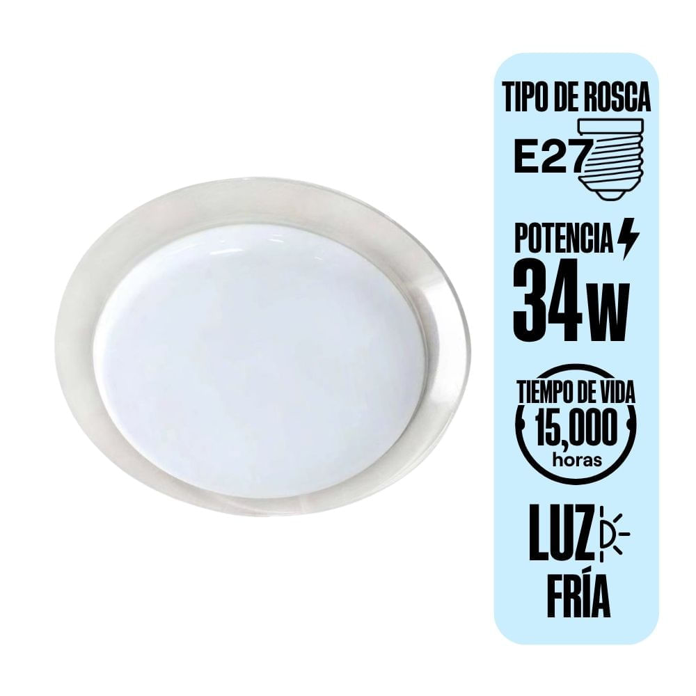 Foco LED Ufo 34W Luz Fría Orange