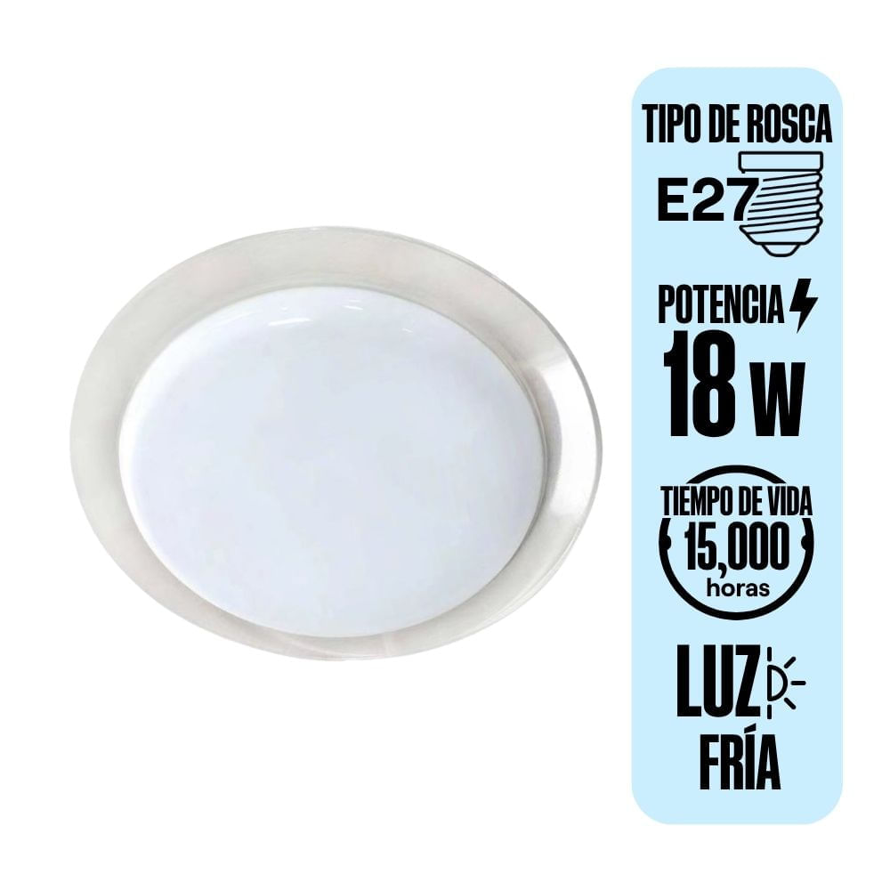 Foco LED Ufo 18W Luz Fría Orange