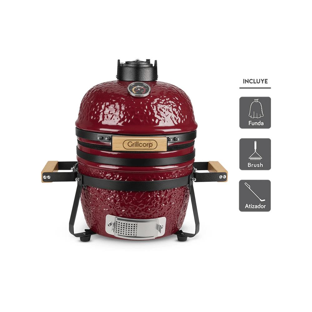 Kamado Clásico 13Rojo con Regalos básicos