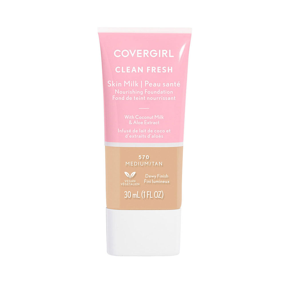 Base Líquida Covergirl Clean Fresh Skin Milk 570 Medium Tan