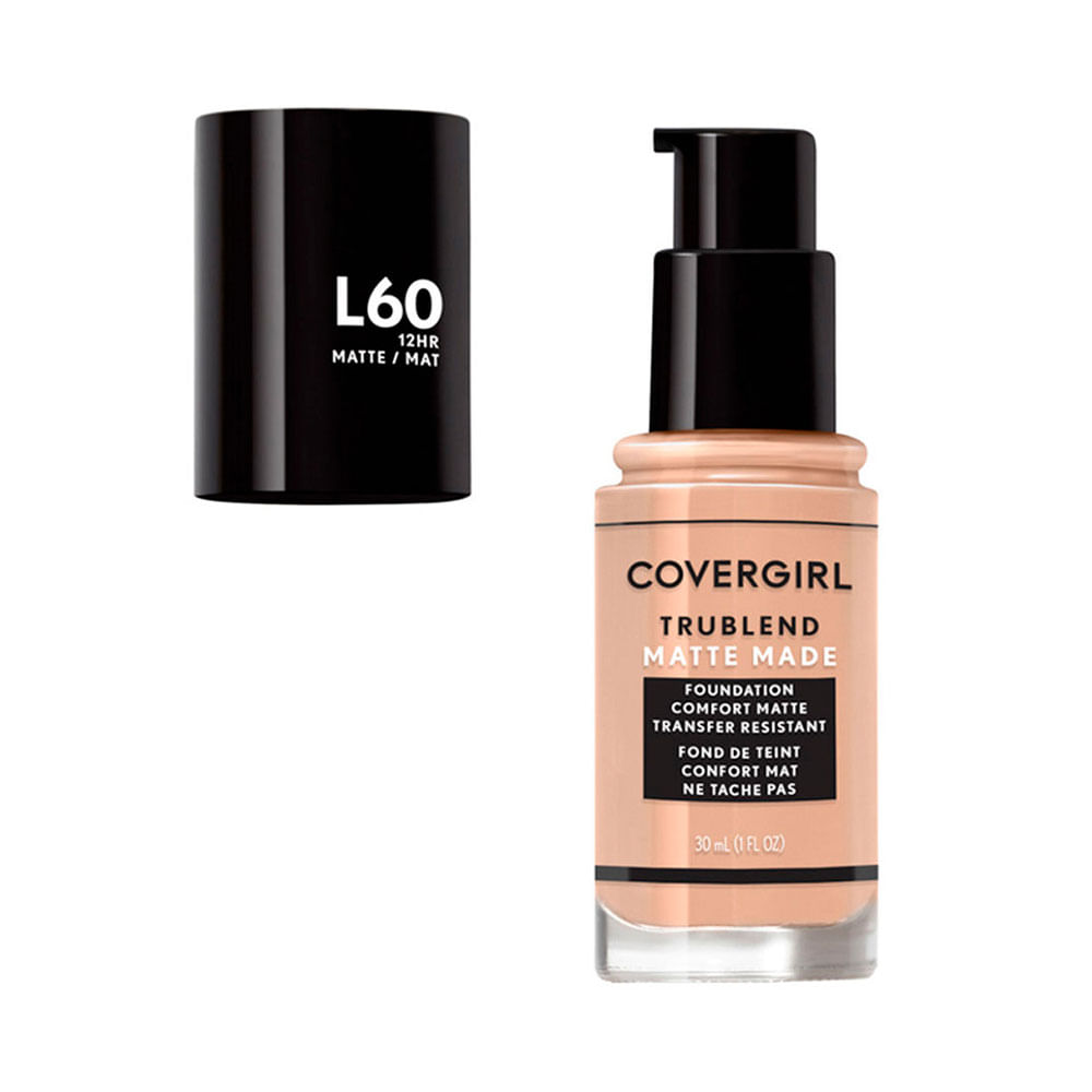 Base Líquida Covergirl TruBlend Matte Made L60 Light Nude