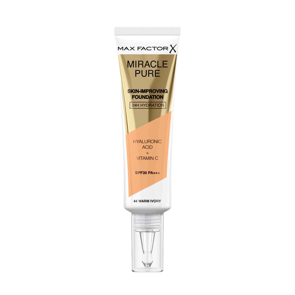 Base Líquida Max Factor Miracle Pure Skin-Improving Foundation 44 Warm Ivory