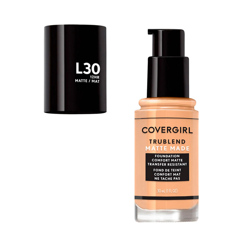 Base Líquida Covergirl TruBlend Matte Made L30 Golden Ivory