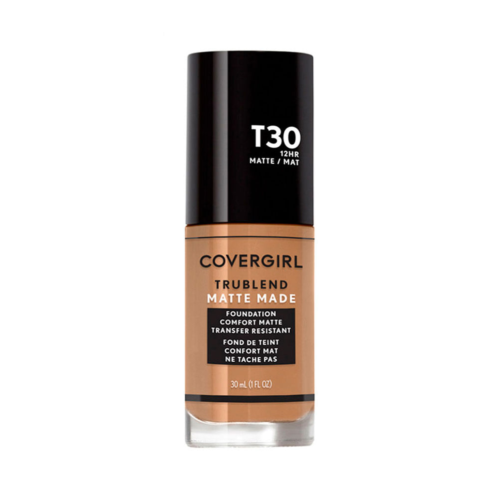 Base Líquida Covergirl TruBlend Matte Made T30 Warm Honey