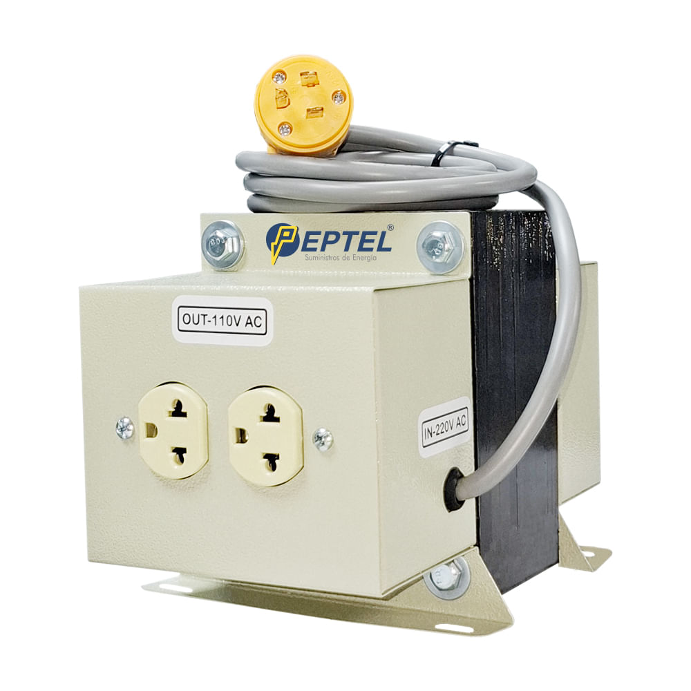 Autotransformador monofásico PEPTEL 220V a 110V 5000W