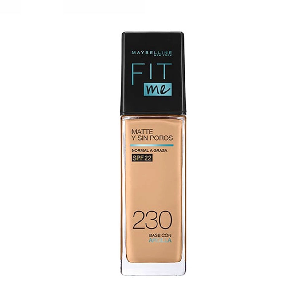 Base Líquida Maybelline Fit Me Matte + Poreless 230 Natural Buff