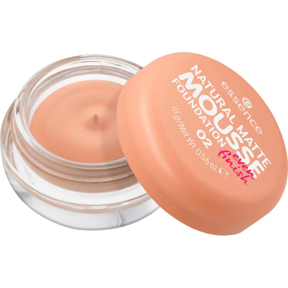 Base de maquillaje Essence Natural Matte Mousse Foundation 02