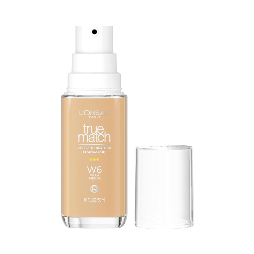 Base Líquida L'Oréal Paris True Match Super-Blendable Foundation W6 Warm Medium