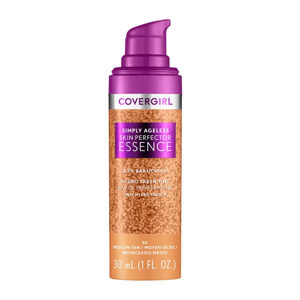 Base Líquida Covergirl Simply Ageless Skin Perfector Essence 50 Medium Tan