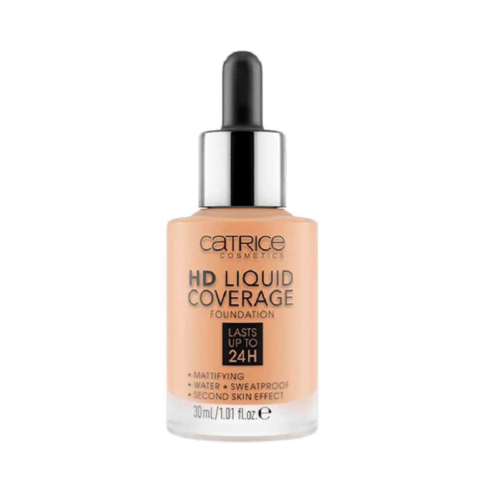 Base Líquida Catrice HD Liquid Coverage 046 Camel Beige