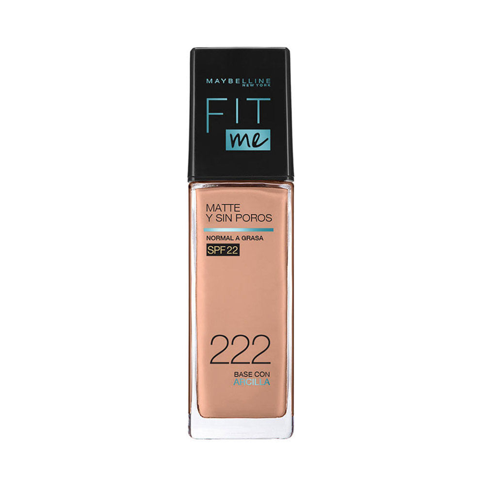 Base Líquida Maybelline Fit Me Matte + Poreless 222 True Beige