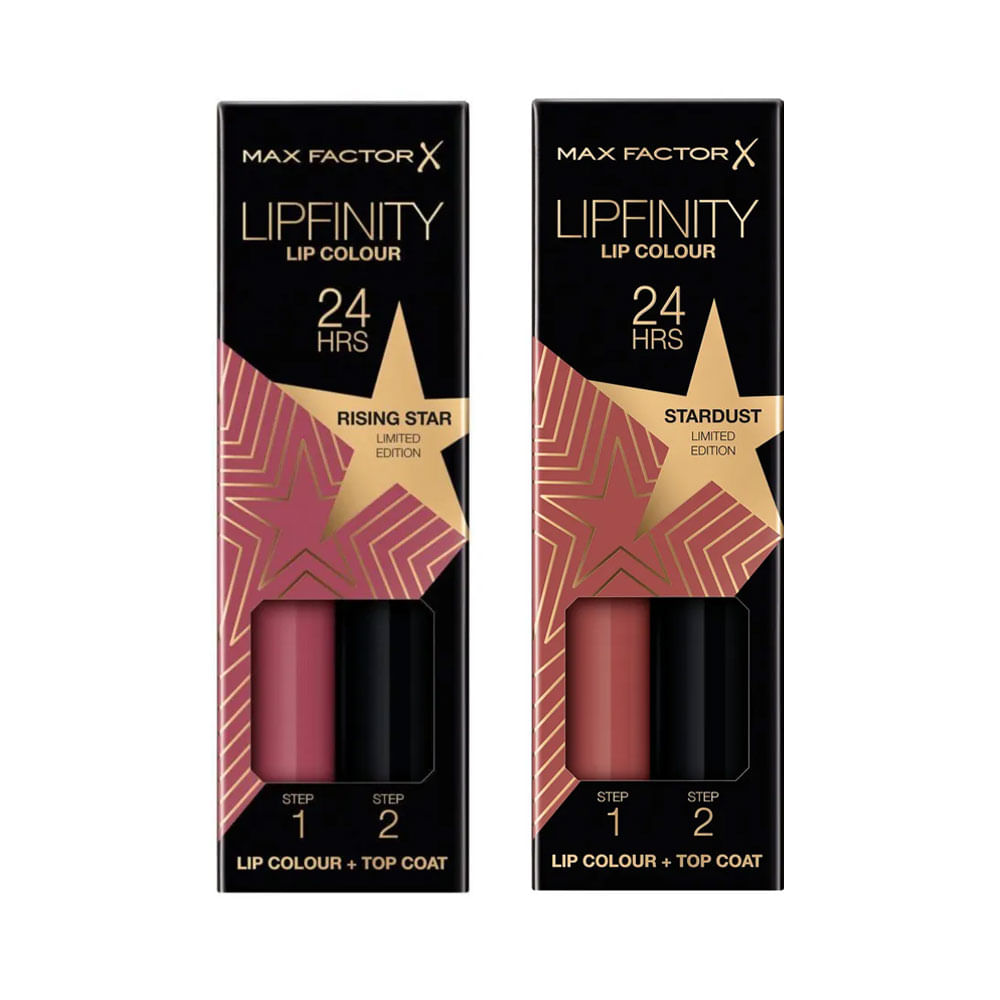 Pack Labial Max Factor Lipfinity Rising Star + Stardust