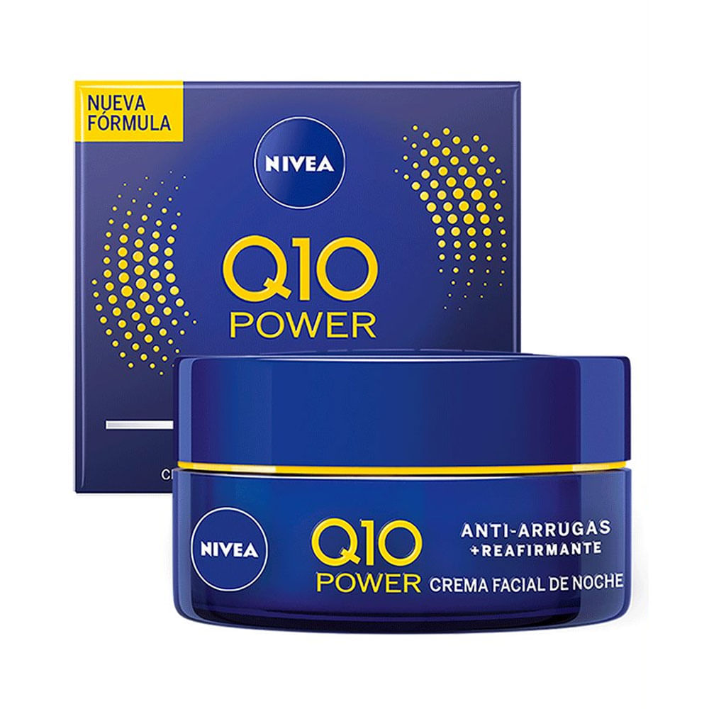 Crema facial nocturna Nivea Q10 Power Antiarrugas + Reafirmante 50 ml