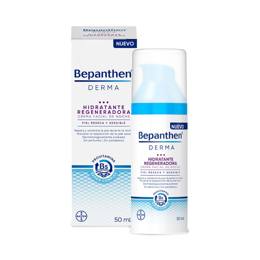 Crema de noche Bepanthen Derma Hidratante Restauradora 50 ml