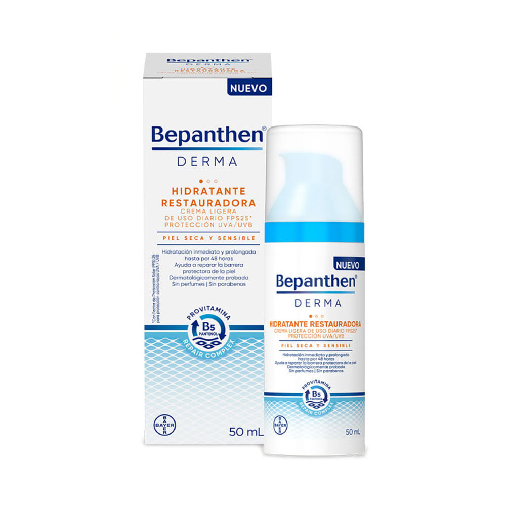Crema de día Bepanthen Derma Hidratante Restauradora 50 ml