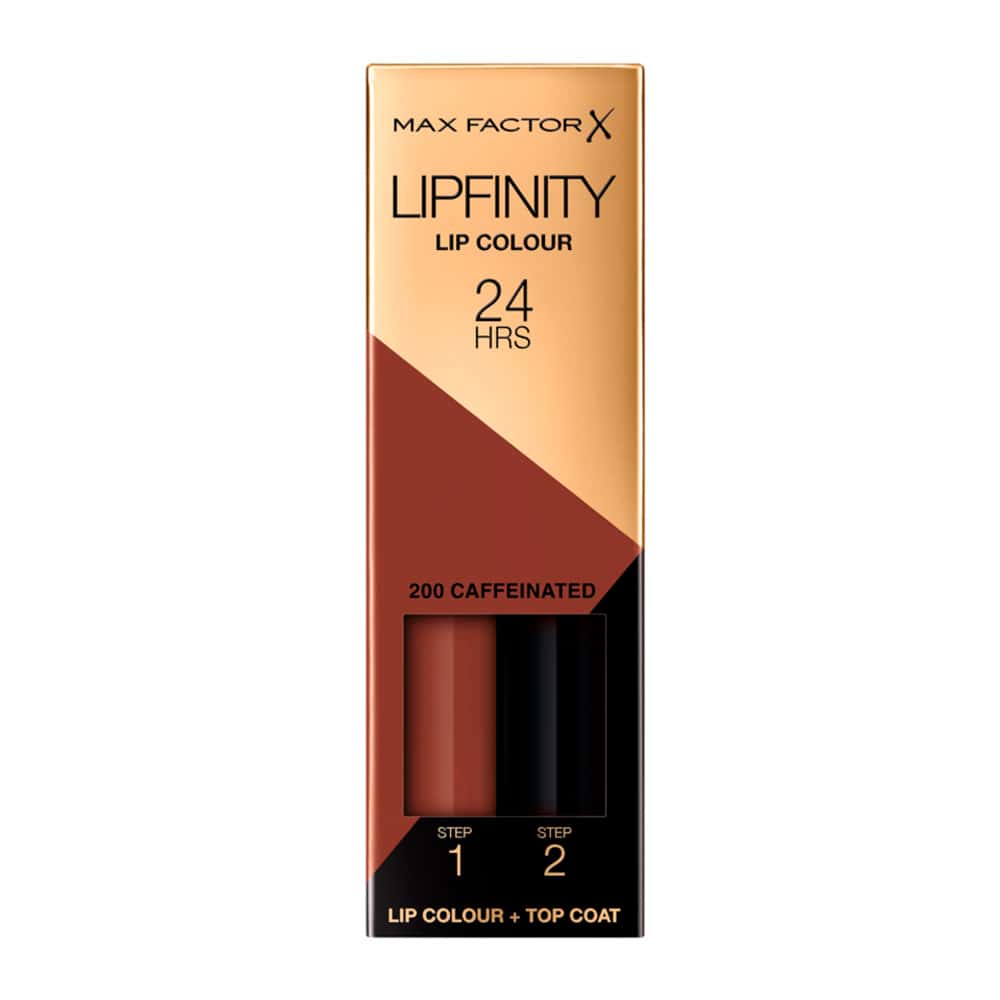 Labial Líquido Max Factor Lipfinity 24H Lip Colour Kit 2 pasos 200 Caffeinated