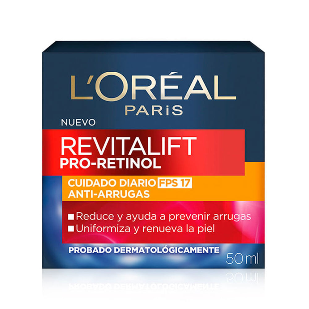 Crema facial día L’Oréal Paris Revitalift Pro-Retinol FPS 17 50 ml