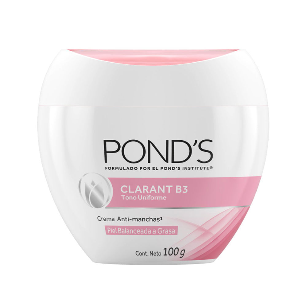 Crema facial Pond's Clarant B3 antimanchas para piel normal a grasa 100 g