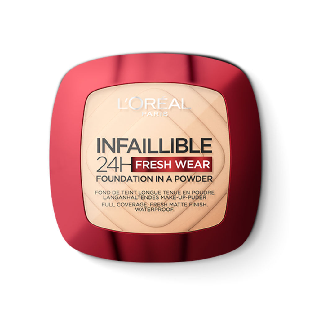 Polvo Compacto L’Oréal Paris Infallible 24H Fresh Wear Ivory Buff