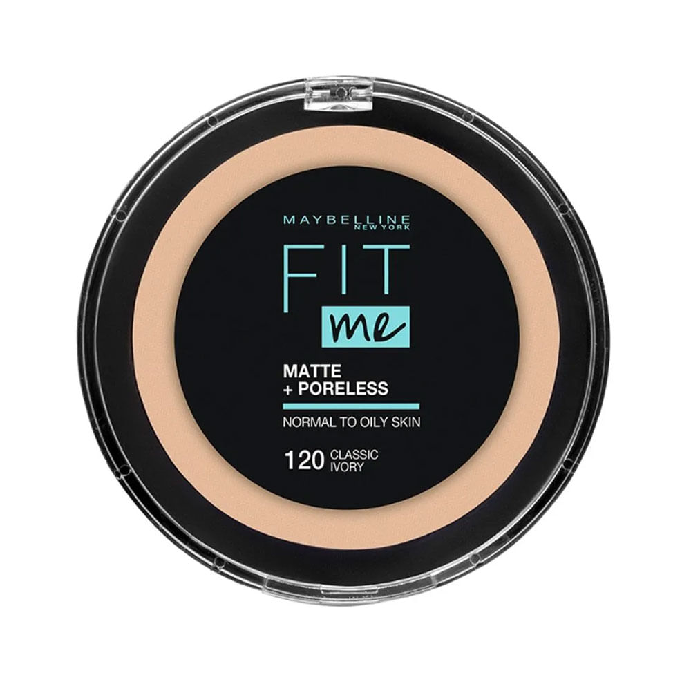 Polvo Compacto Maybelline Fit Me Matte + Poreless 120 Classic Ivory