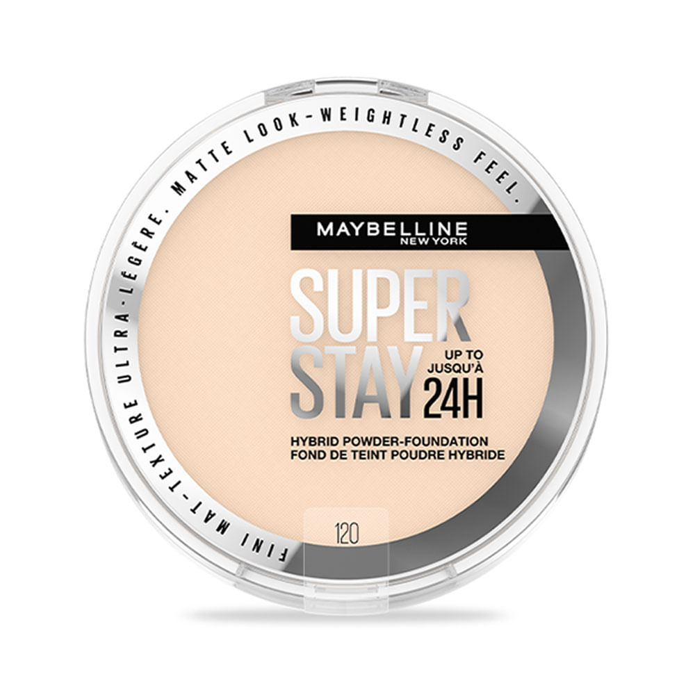 Base en polvo Híbrida Maybelline SuperStay 24H 120