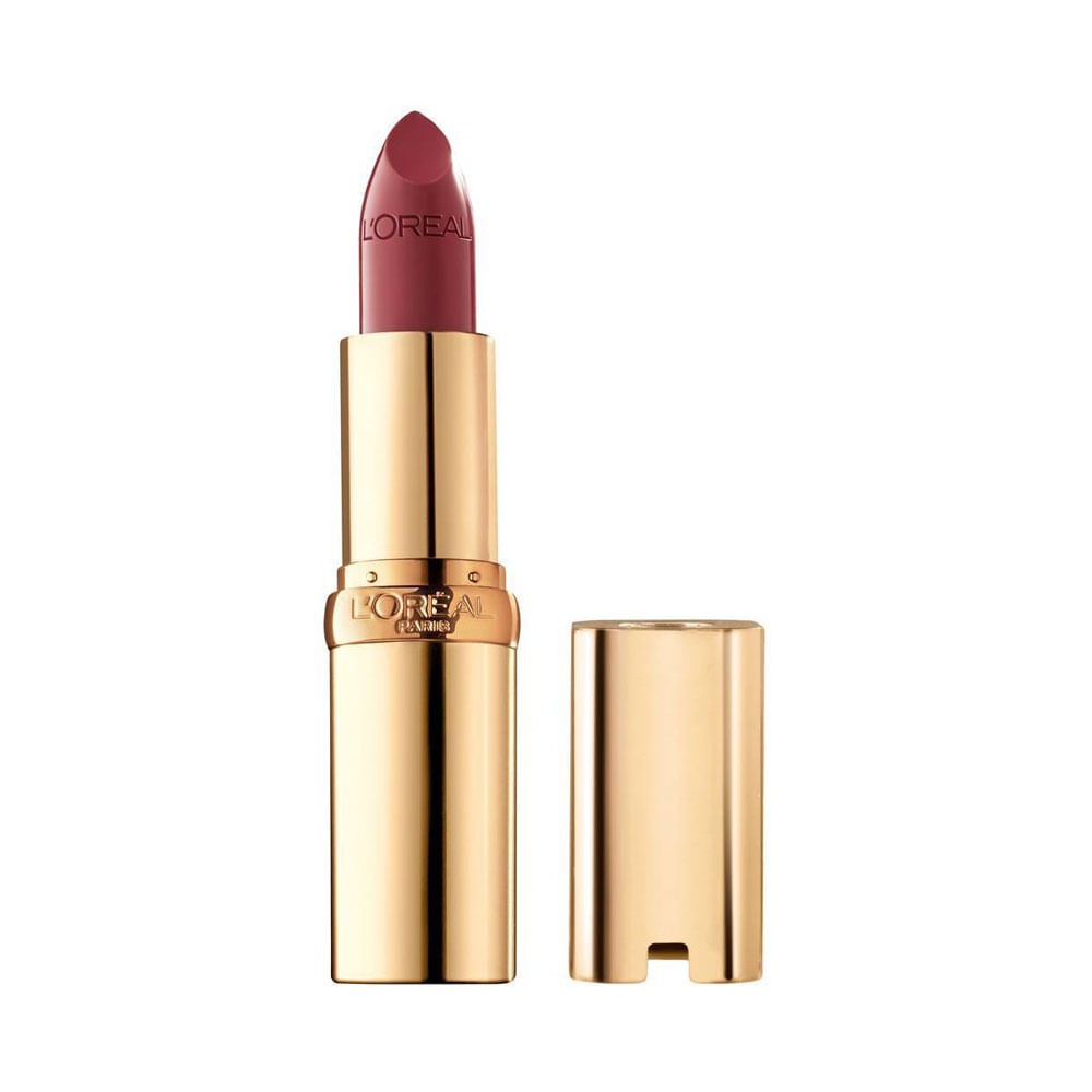 Labial L'Oréal París Colour Riche Satin Lipstick 762 Divine Wine