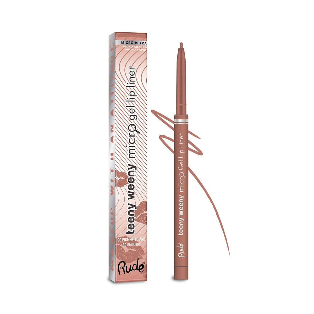 Delineador de Labios Rude Cosmetics Teeny Weeny Micro Gel Lip Liner In The Buff