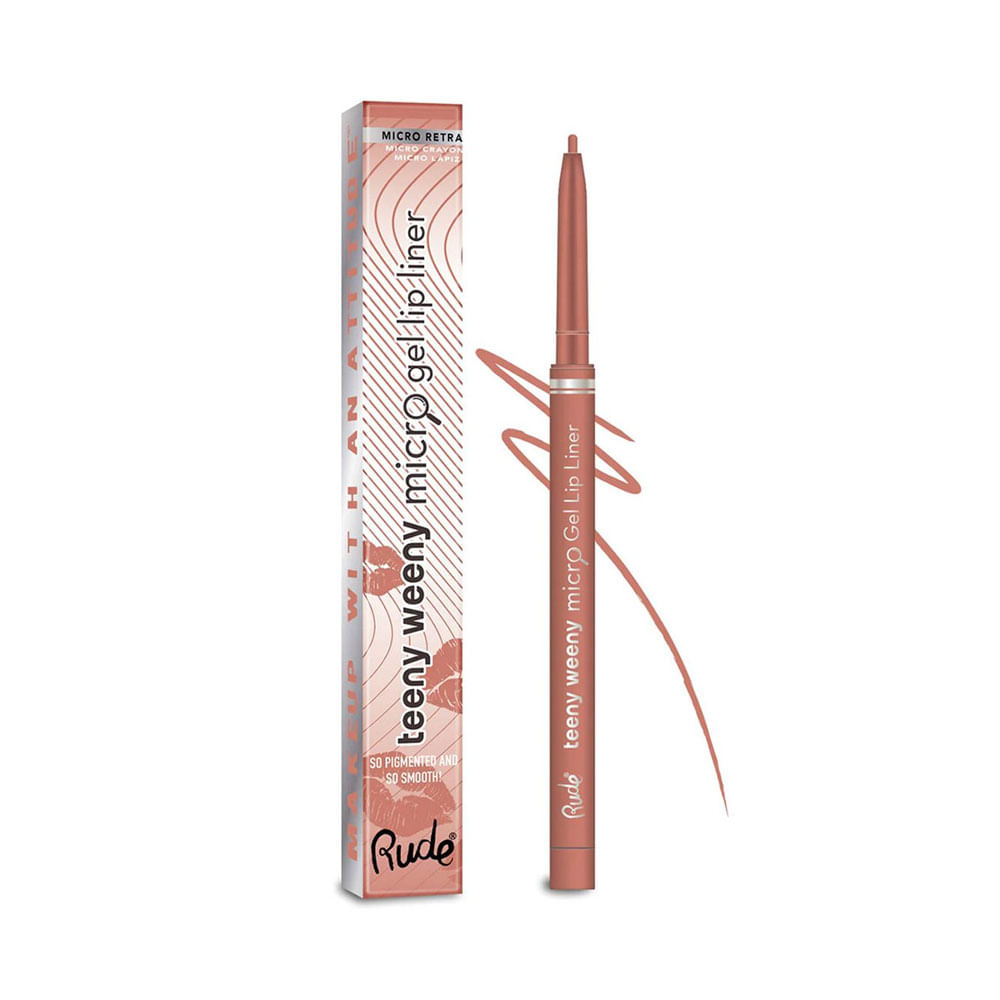 Delineador de Labios Rude Cosmetics Teeny Weeny Micro Gel Lip Liner Shes Basic