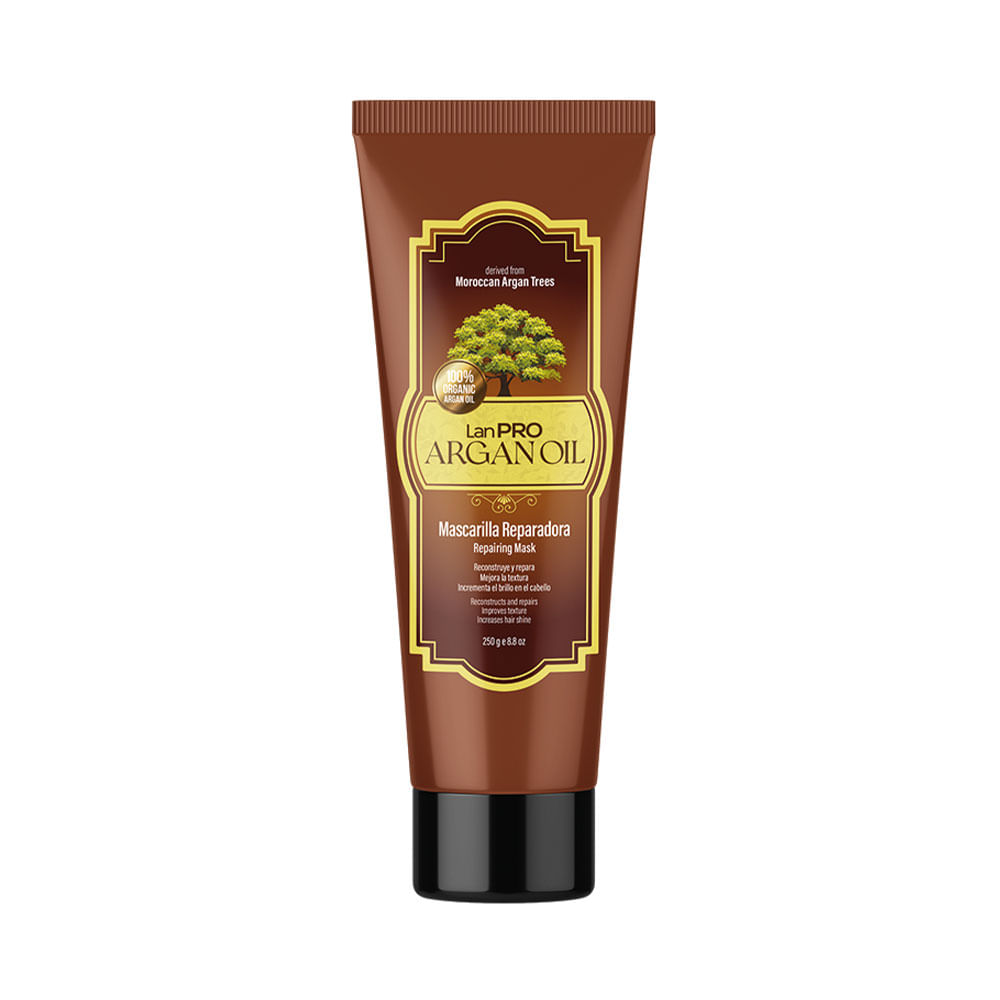 Mascarilla Capilar Lanosterin LanPRO Argan Oil Reparadora para cabello seco 250 ml