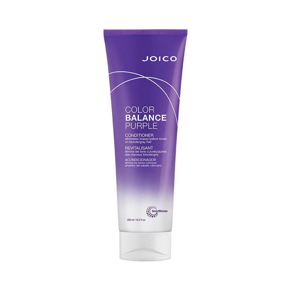 Acondicionador Matizador Joico Color Balance Purple para cabello rubio 250 ml