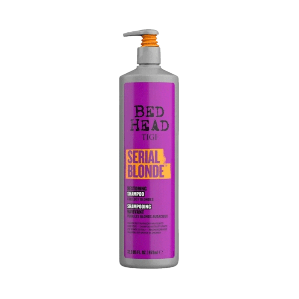 Acondicionador TIGI Bed Head Serial Blonde Restoring para cabello rubio 970 ml