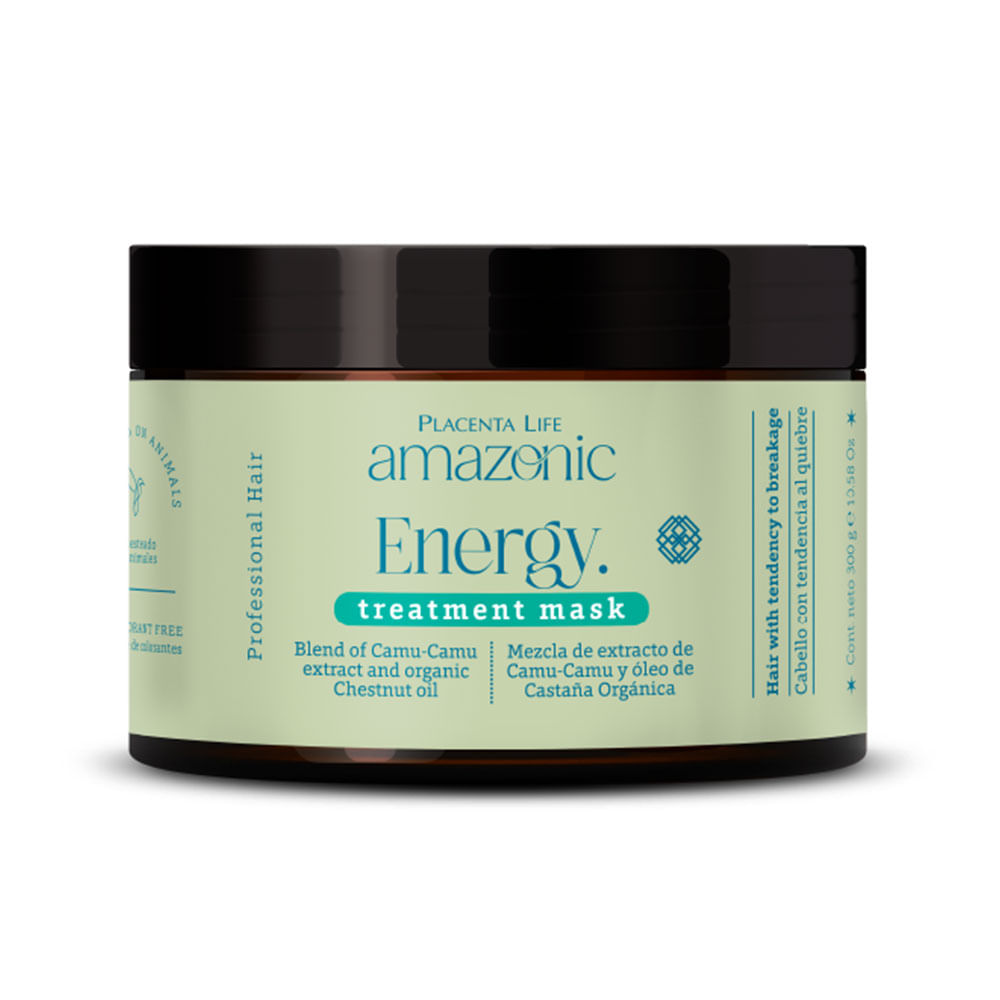 Mascarilla Capilar Amazonic Energy 300 g Hidratación y Suavidad