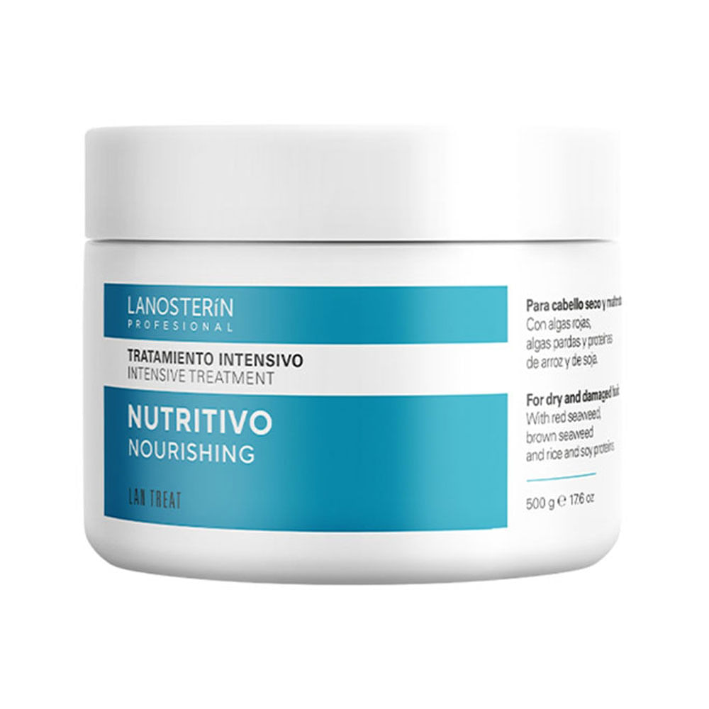 Mascarilla Lanosterín Tratamiento Intensivo Nutritivo para cabello seco 500 g