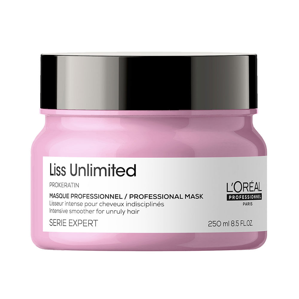 Mascarilla Anti-frizz L'Oréal Professionnel Liss Unlimited para cabello rebelde 250 ml