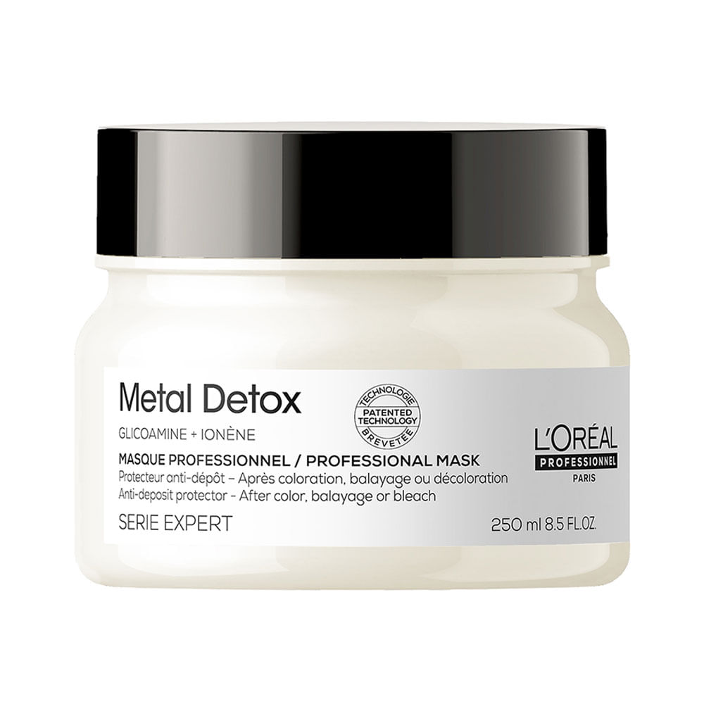 Mascarilla Capilar L'Oréal Professionnel Metal Detox para cabello teñido 250 ml
