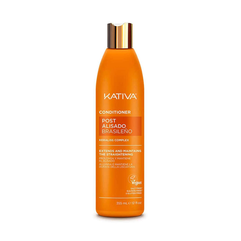Acondicionador Kativa Post Alisado Brasileño 355 ml