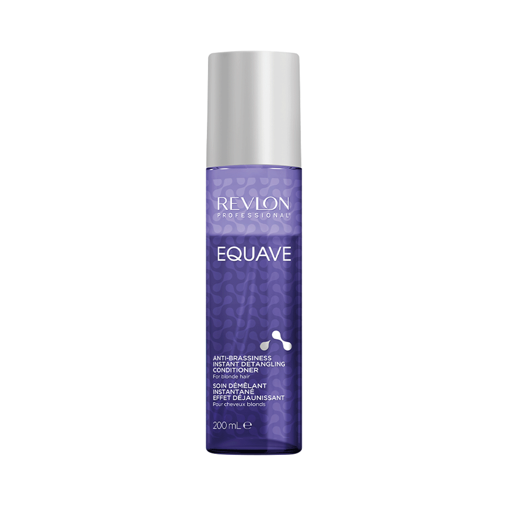 Acondicionador bifásico Revlon Equave Anti-Brassiness in enjuague para cabellos rubios 200 ml