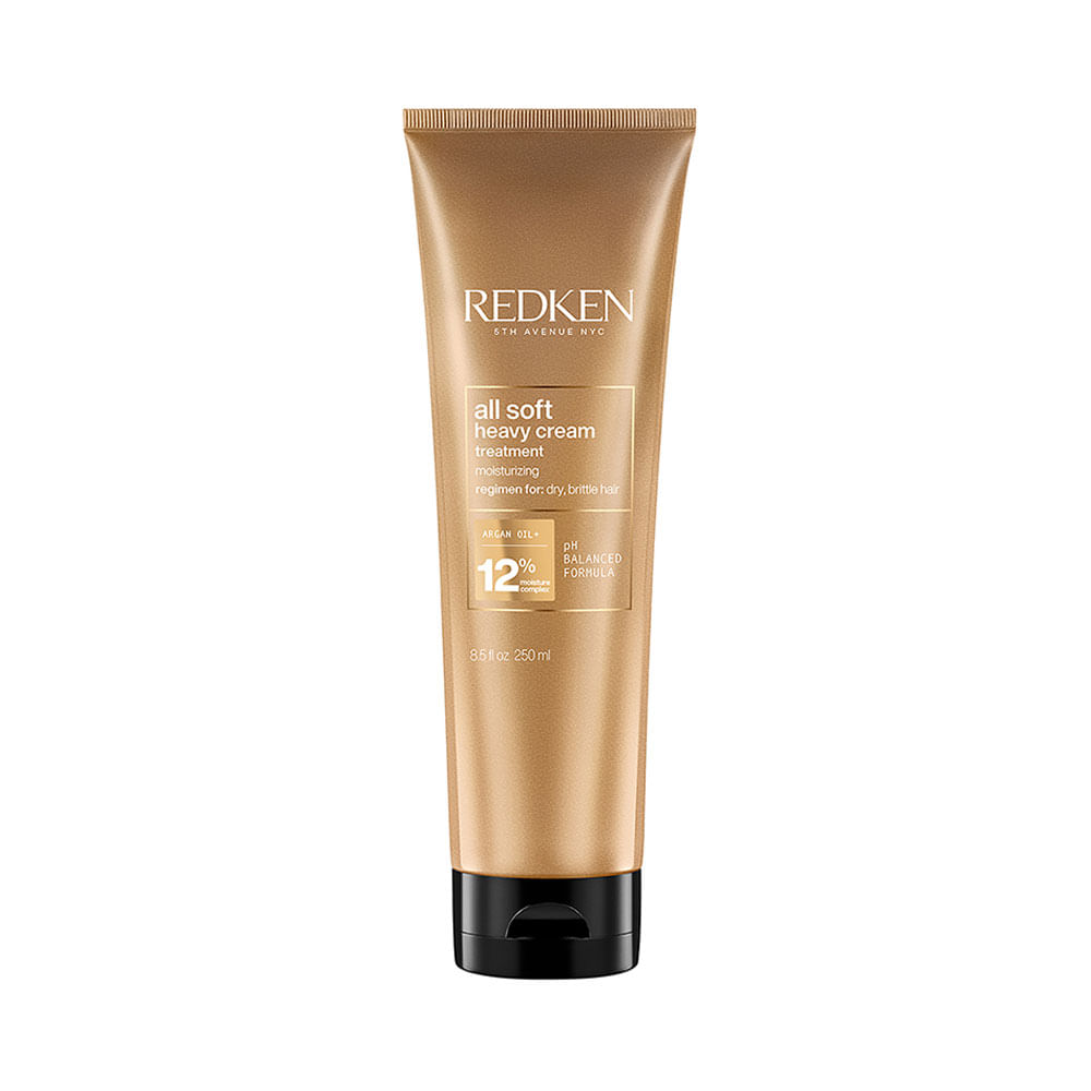 Tratamiento Capilar Redken All Soft Heavy Cream para cabello seco y quebradizo 250 ml