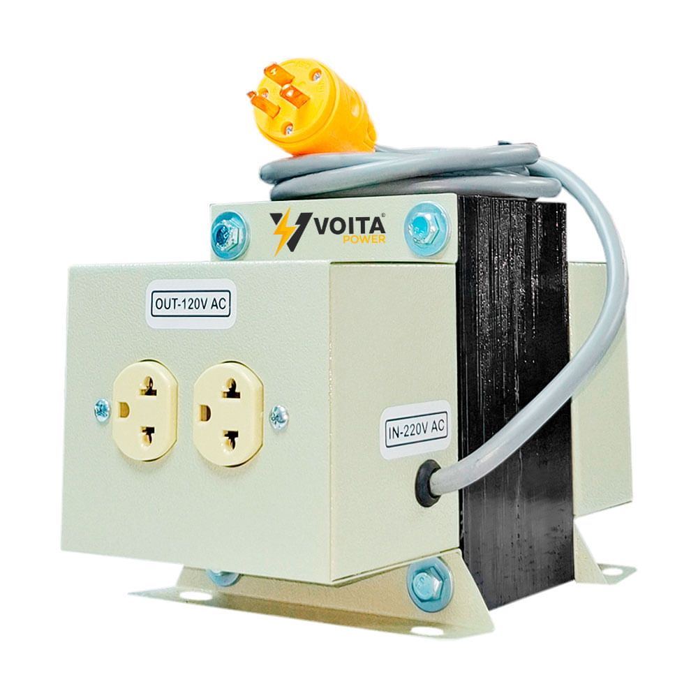 Autotransformador monofásico VOITA POWER 220V a 120V 3000W