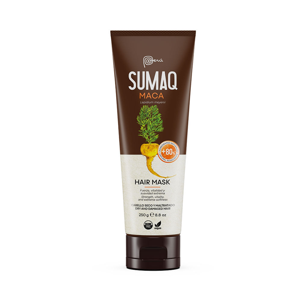 Mascarilla capilar Sumaq Maca cabello seco y maltratado 250 g