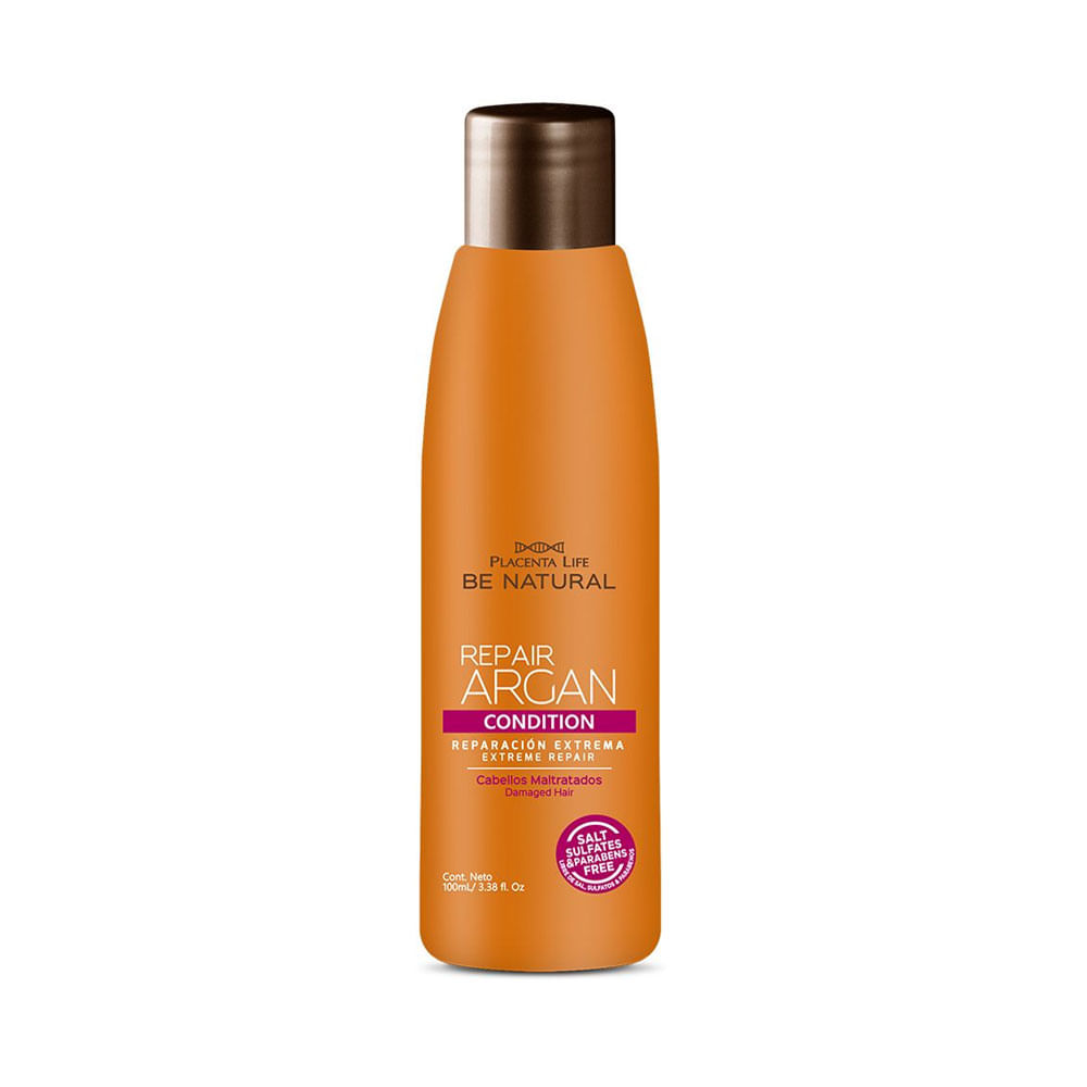 Acondicionador Be Natural Repair Argán 100 ml Repara y Fortalece