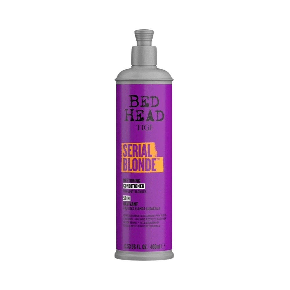 Acondicionador TIGI Bed Head Serial Blonde Restoring para cabello rubio 400 ml