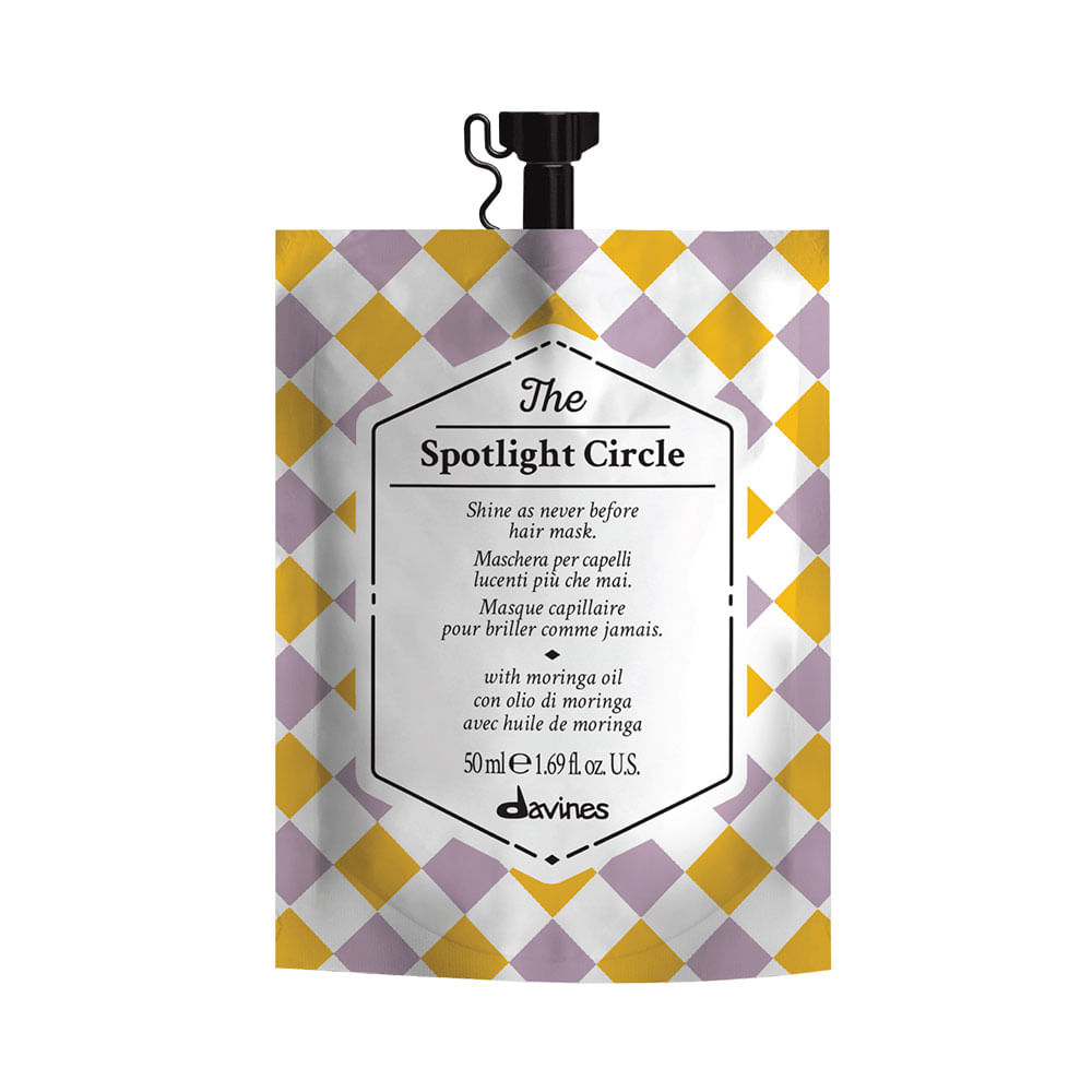 Mascarilla capilar Davines The Spotlight Circle cabello brillante y sedoso 50 ml