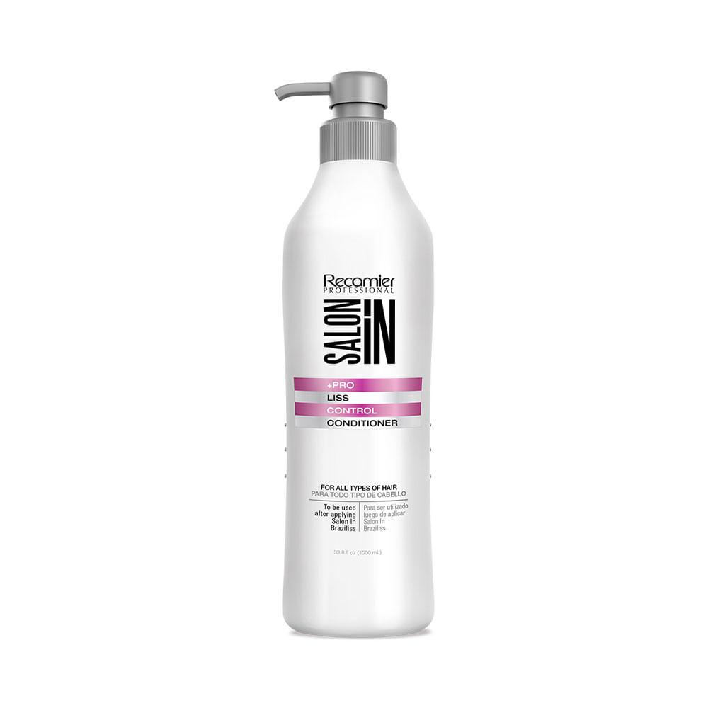 Acondicionador Salon In +Pro Liss Control para cabello liso y Control de Frizz 1000 ml