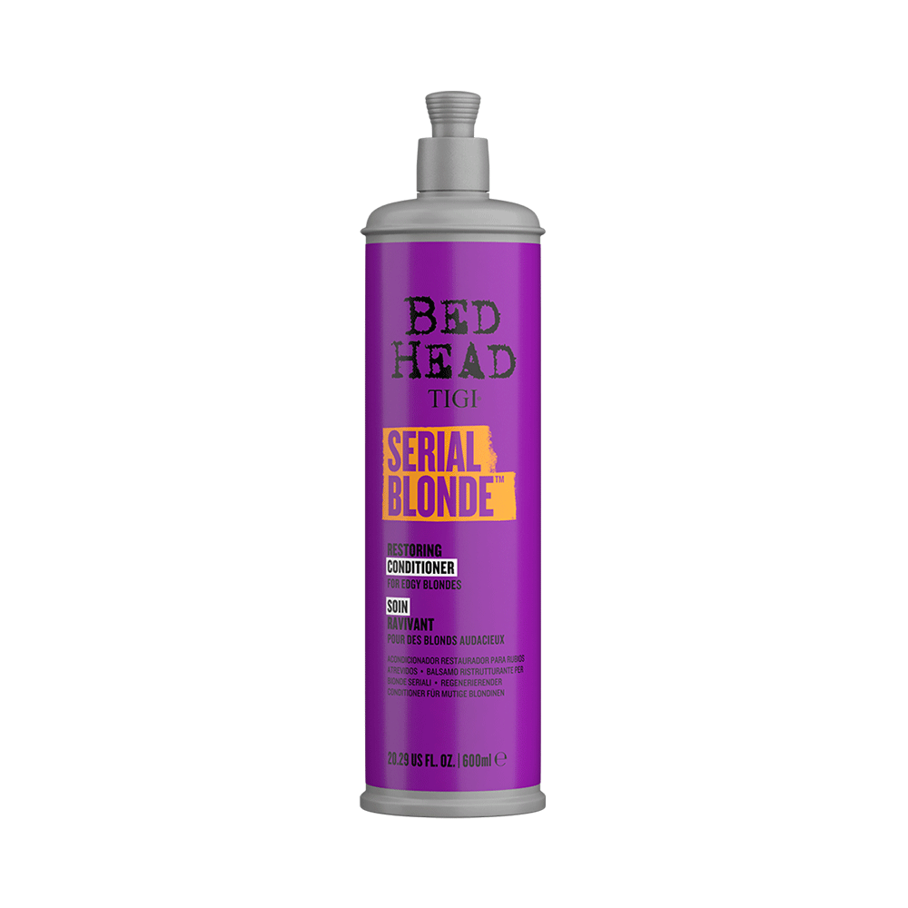 Acondicionador TIGI Bed Head Serial Blonde Restoring para cabello rubio 600 ml