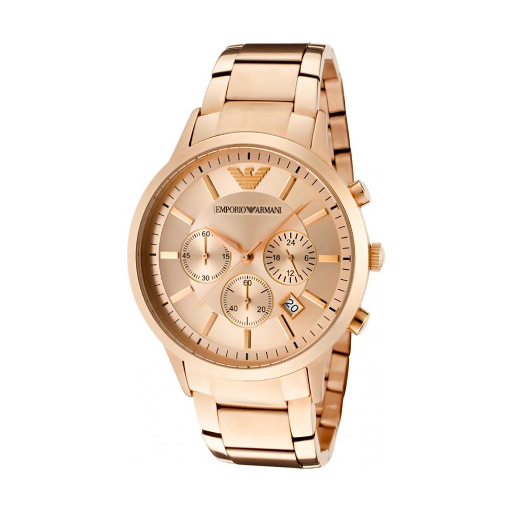 Reloj Emporio Armani Ar2452 Gold Rose Genuino para Caballero