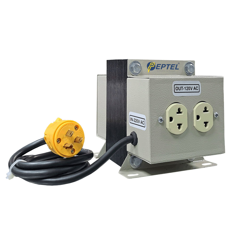 Autotransformador monofásico PEPTEL 220V a 120V 2000W