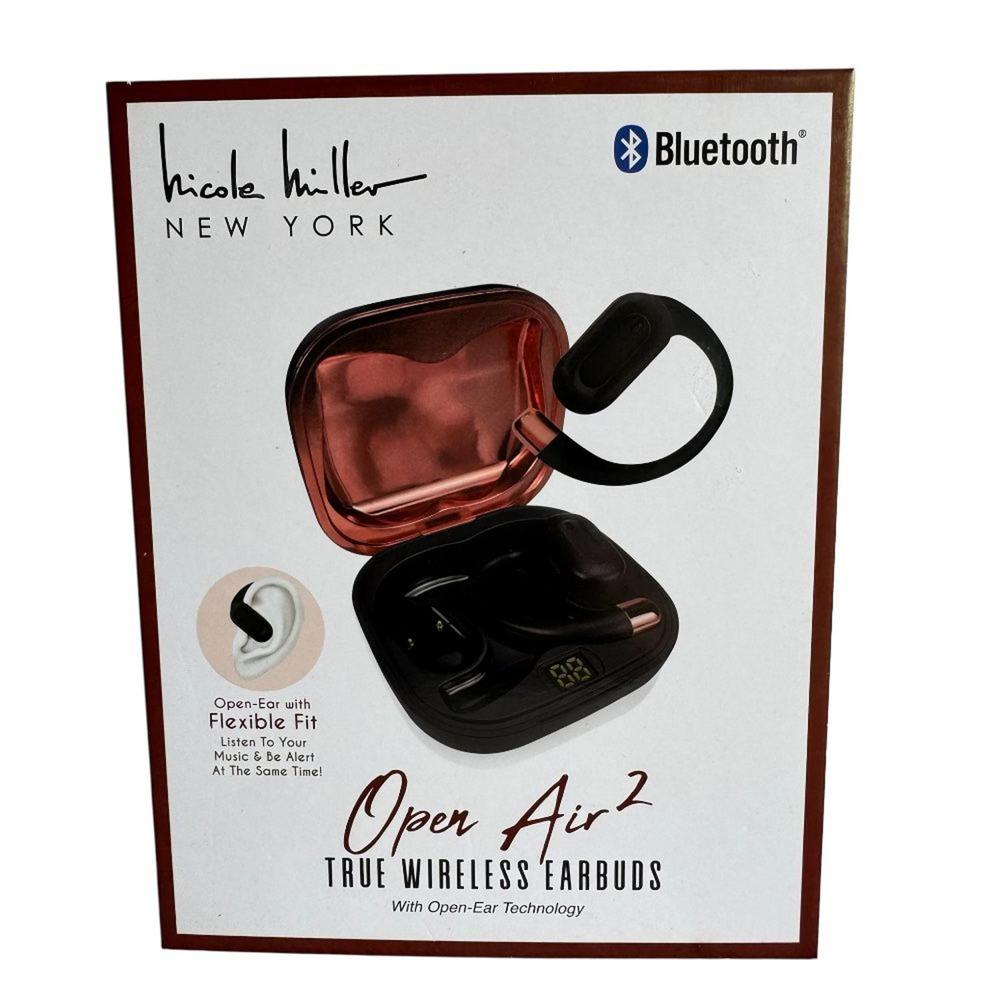 AUDÍFONOS BLUETOOTH MODERNOS OPEN AIR 2 NEGROS