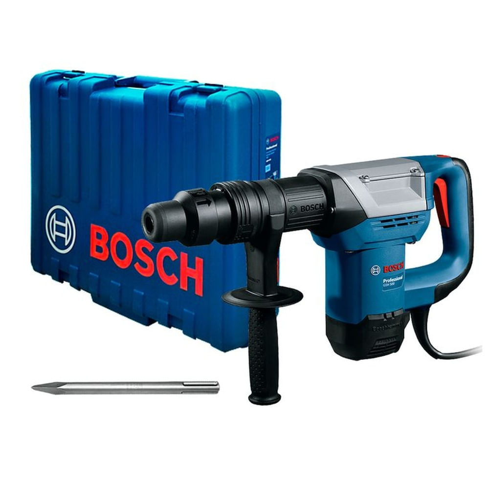 Martillo Demoledor 5 Kg. Bosch Gsh 500 1100 Watts 7.5 Jouls