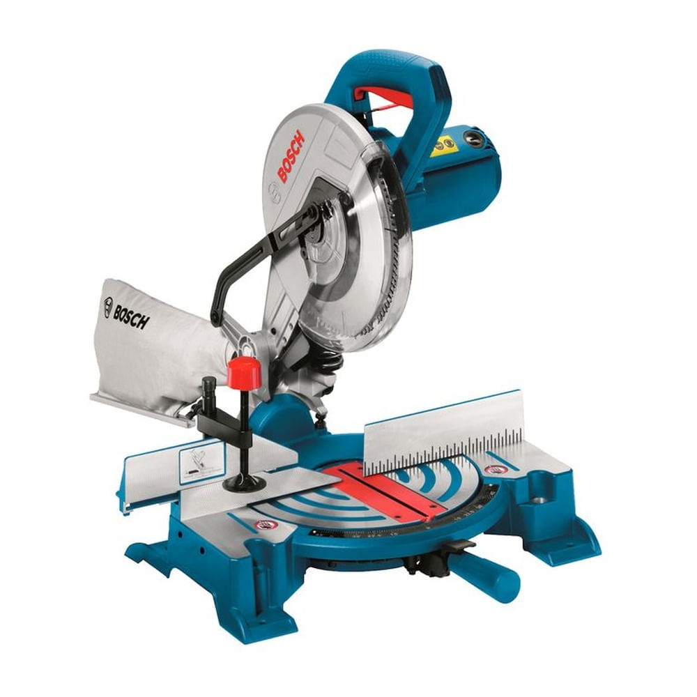 Sierra Ingleteadora 10 Pulg.(254mm) Bosch Gcm 10x 1700 Watts Azul